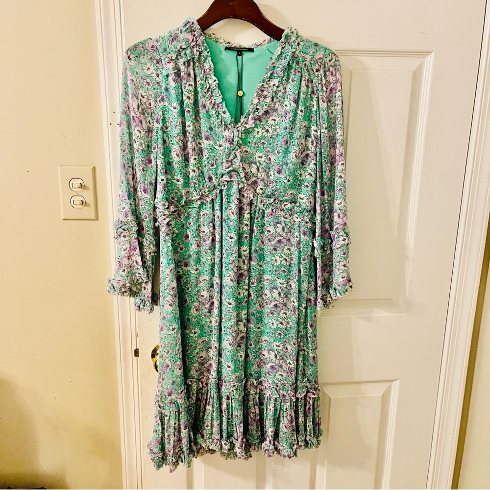 Kobi Halperin-The Everly Dress,in “Ivory/Mauve Multi”, Size Small, NWT from Saks - Picture 6 of 16